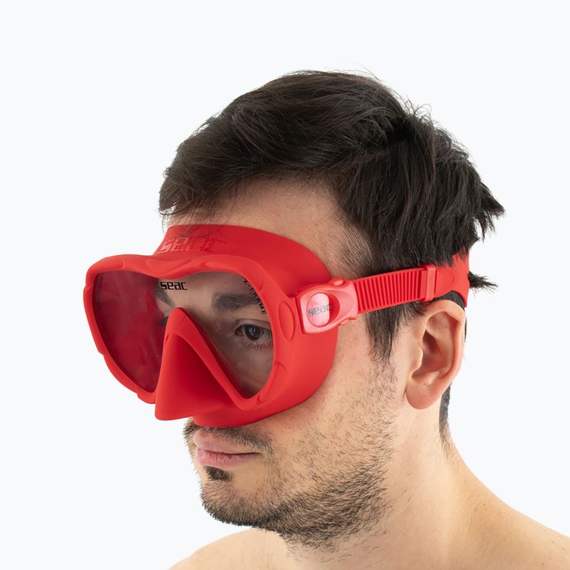 Nardymo kaukė SEAC X-Frame red 9