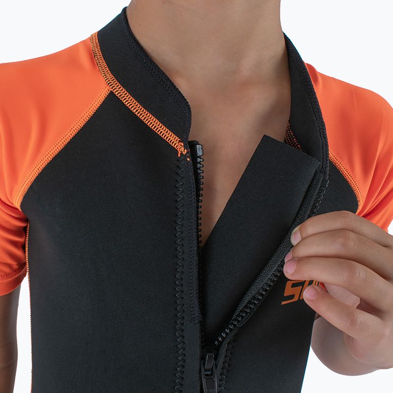 Vaikiškas plaukimo kostiumas SEAC Dolphin Shorty 1,5 mm black/orange 5