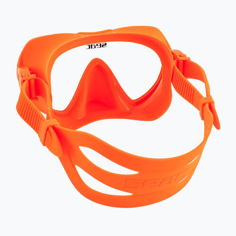 Nardymo kaukė SEAC X-Frame orange 3