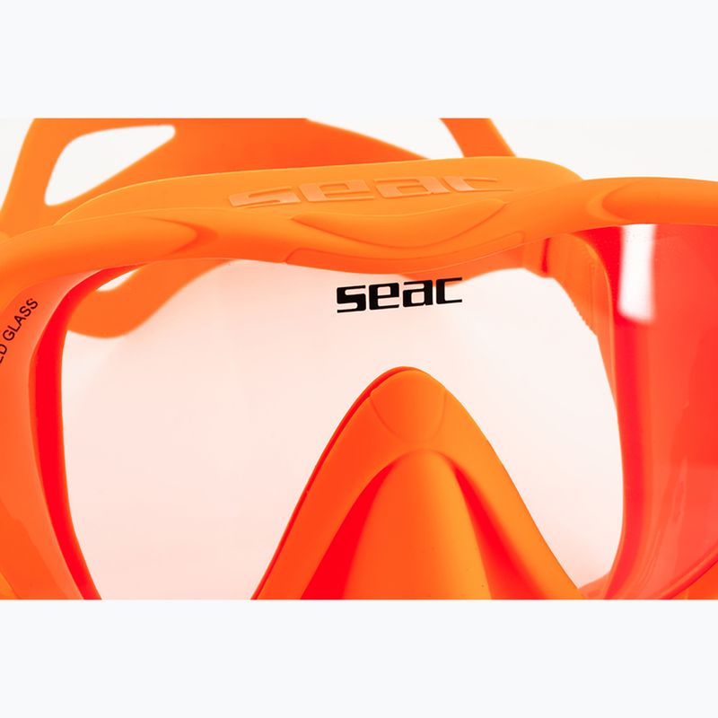 Nardymo kaukė SEAC X-Frame orange 5