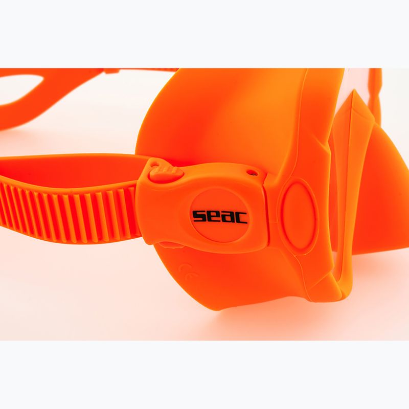 Nardymo kaukė SEAC X-Frame orange 6