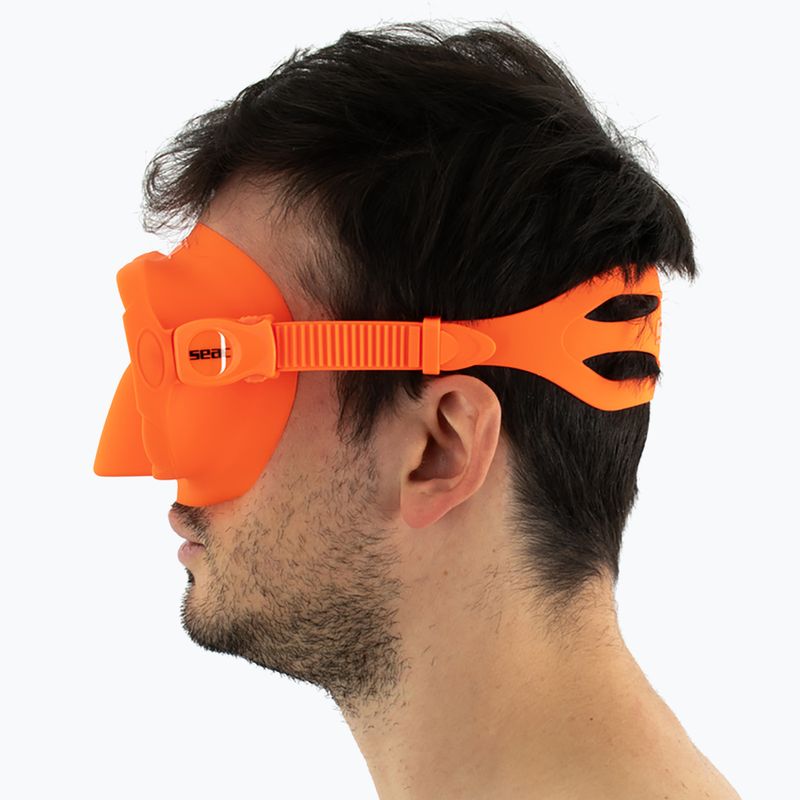 Nardymo kaukė SEAC X-Frame orange 11