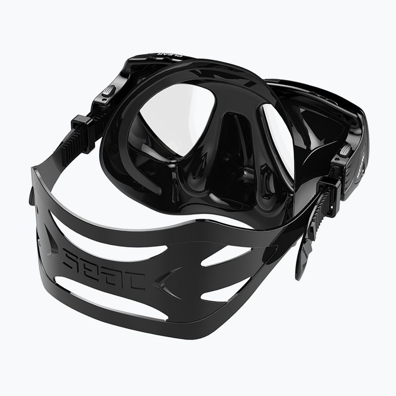 Nardymo kaukė SEAC Clear Antifog black 3