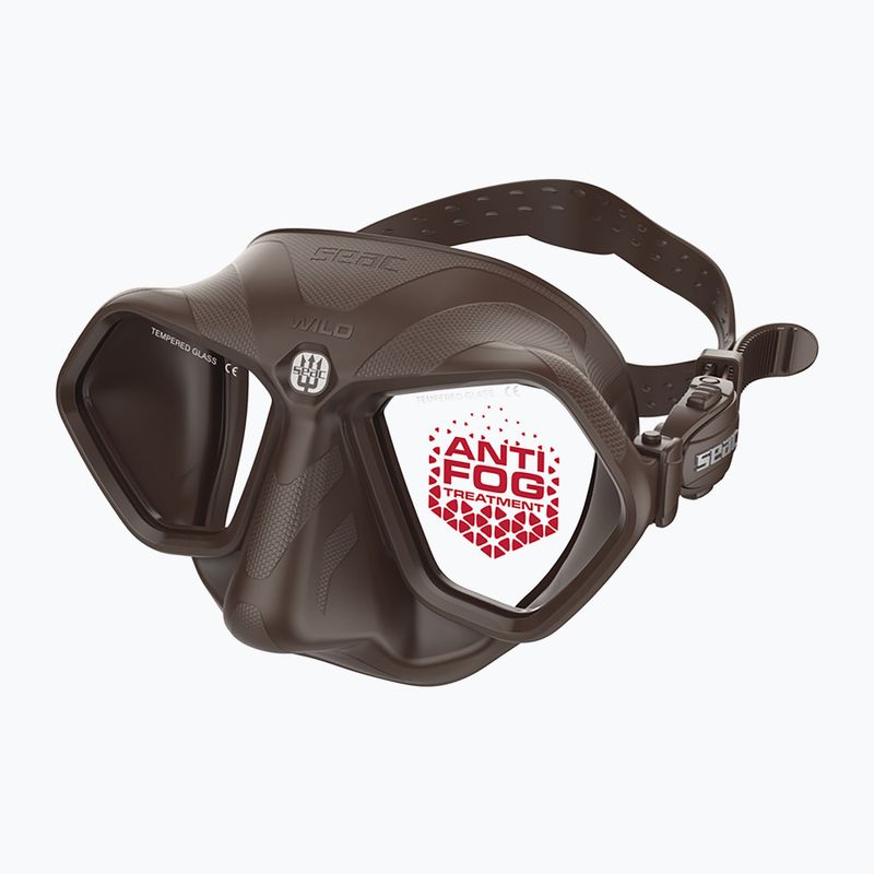 Nardymo kaukė SEAC Wild Antifog brown 2