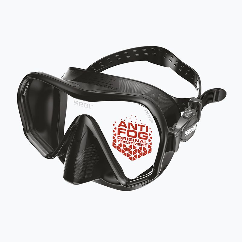 Nardymo kaukė SEAC Pura Antifog black 2