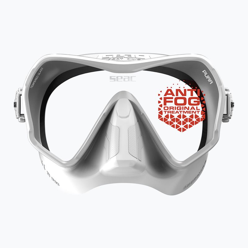 Nardymo kaukė SEAC Pura Antifog white 4