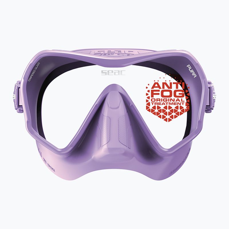 Nardymo kaukė SEAC Pura Antifog lilac 4