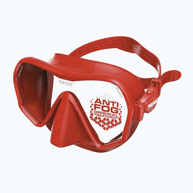 Nardymo kaukė SEAC Pura Antifog red 2