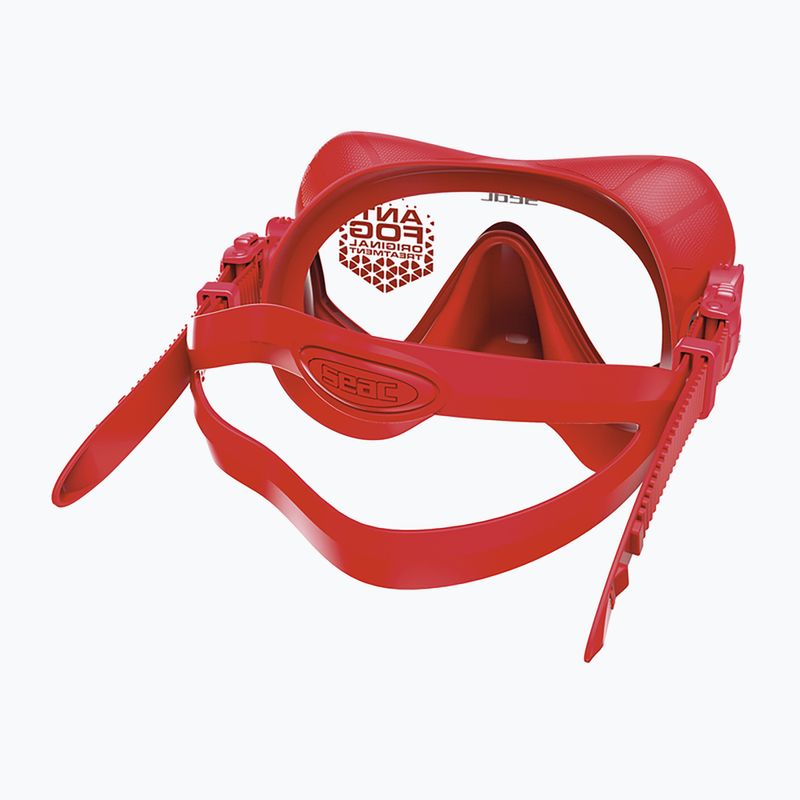 Nardymo kaukė SEAC Pura Antifog red 3