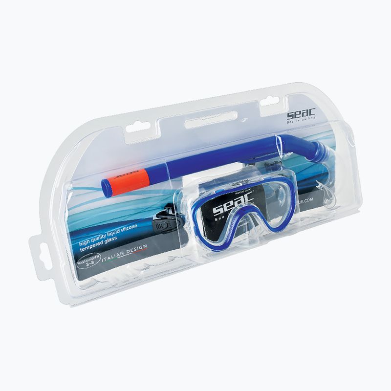 Snorkelingo rinkinys vaikams SEAC Marina Bis Set blue 2