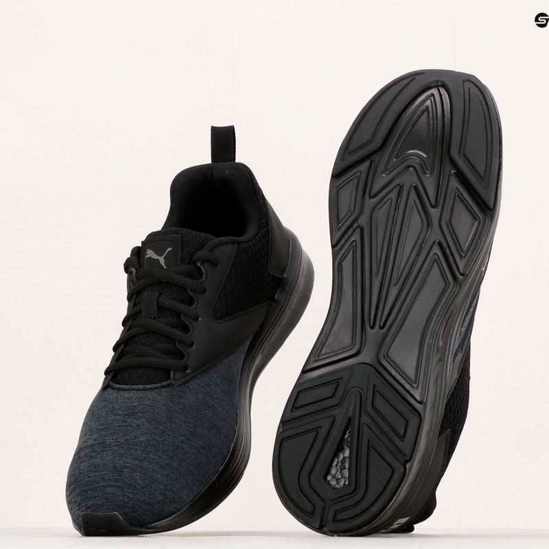 PUMA Nrgy Comet bėgimo bateliai black-grey 190556 38 17