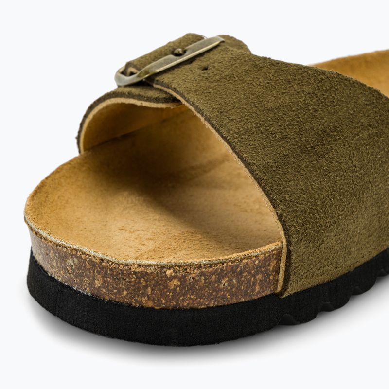 Scholl Estelle Sue khaki spalvos moteriškos šlepetės 7