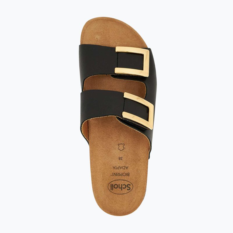 Moteriškos šlepetės Scholl Montery 2 Straps Ad Med juodos 4