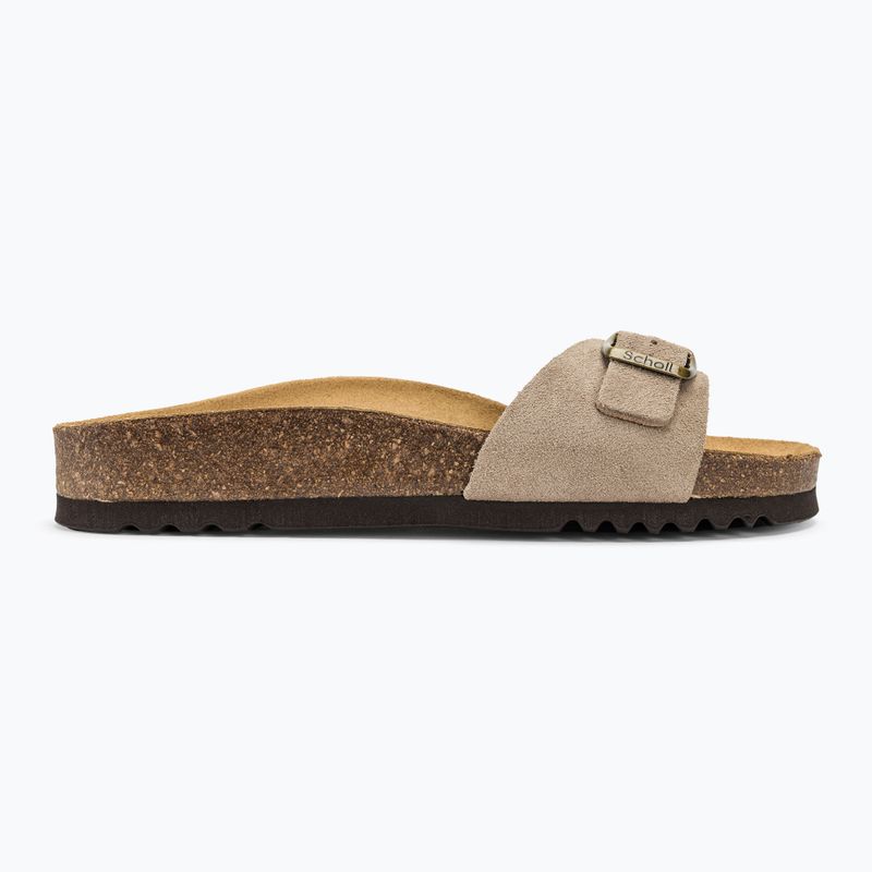 Scholl Estelle Sue dark beige moteriškos šlepetės 2