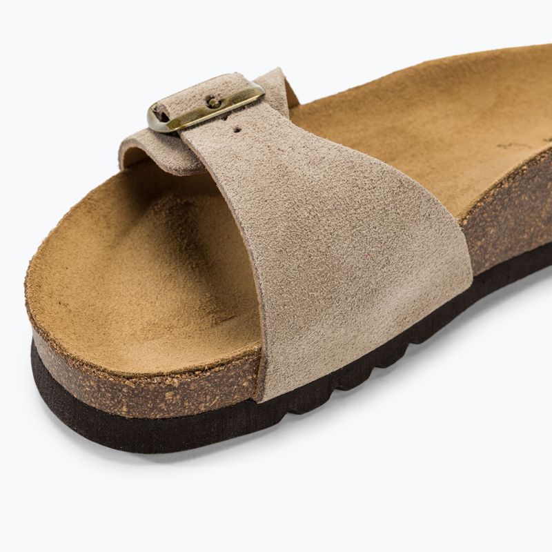 Scholl Estelle Sue dark beige moteriškos šlepetės 7