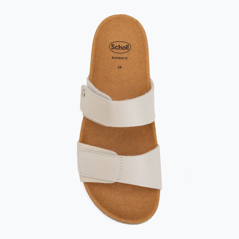 Moteriškos šlepetės Scholl Lusaka 2.0 Med white 5