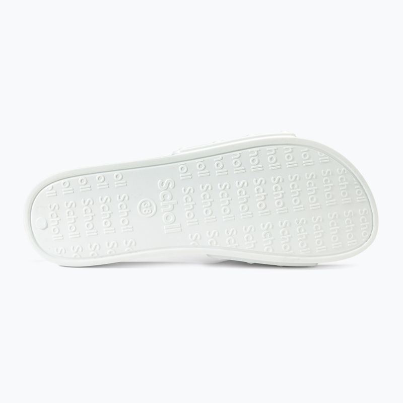 Moterų šlepetės Scholl Pescura Flat Aqua Eva off white 4