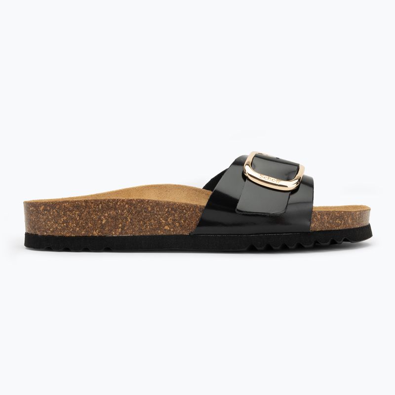 Moteriškos šlepetės Scholl Kathleen Printed Leather black 2