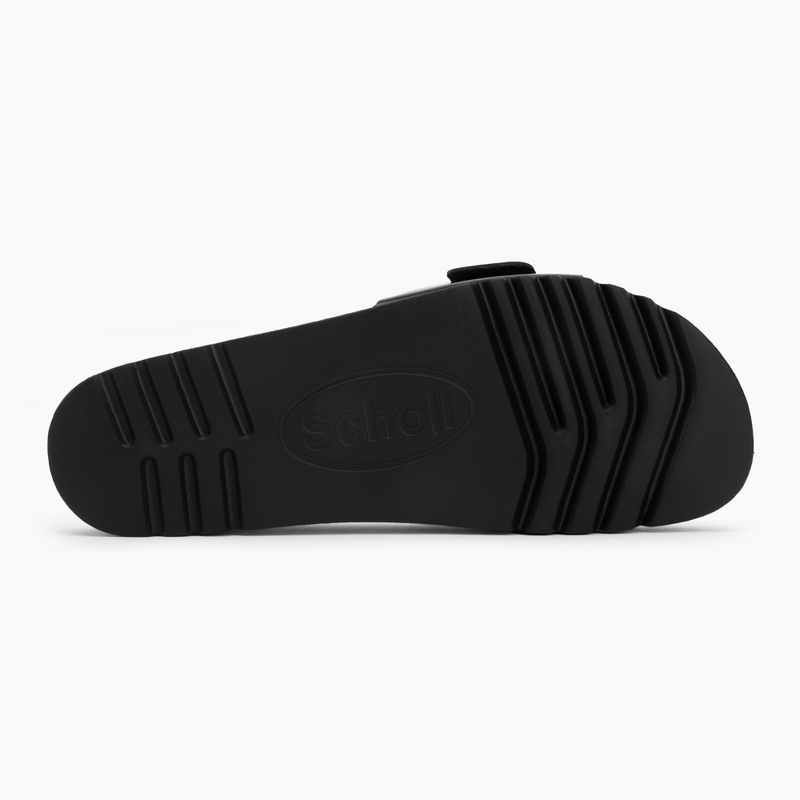 Moteriškos šlepetės Scholl Kathleen Printed Leather black 4