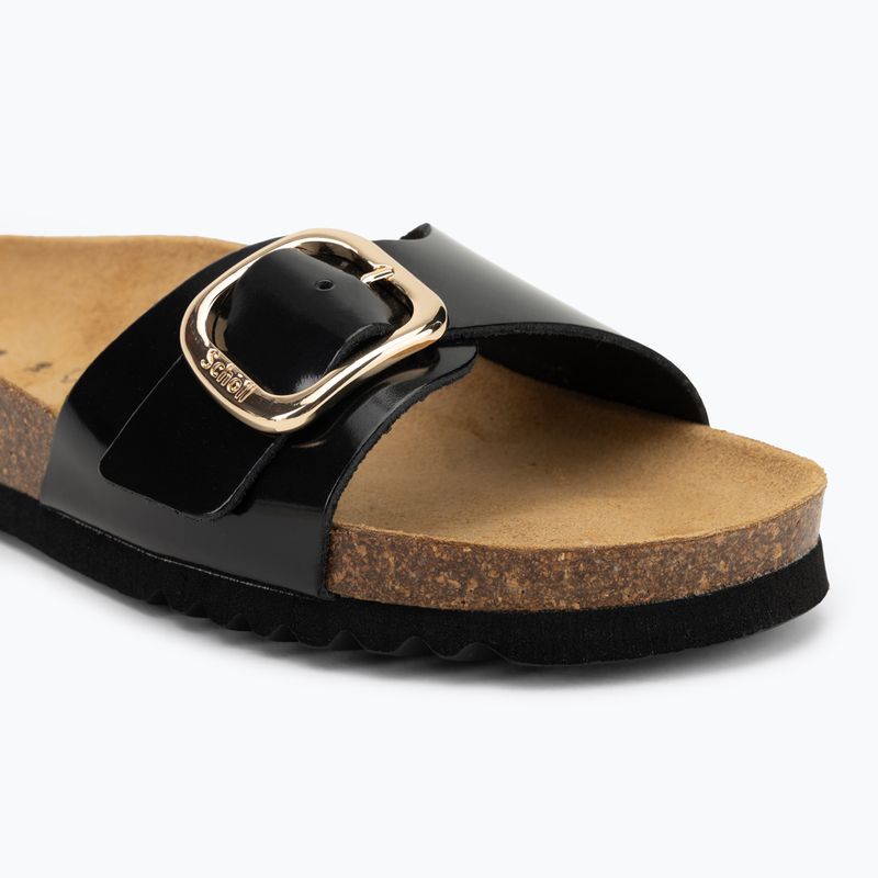 Moteriškos šlepetės Scholl Kathleen Printed Leather black 7