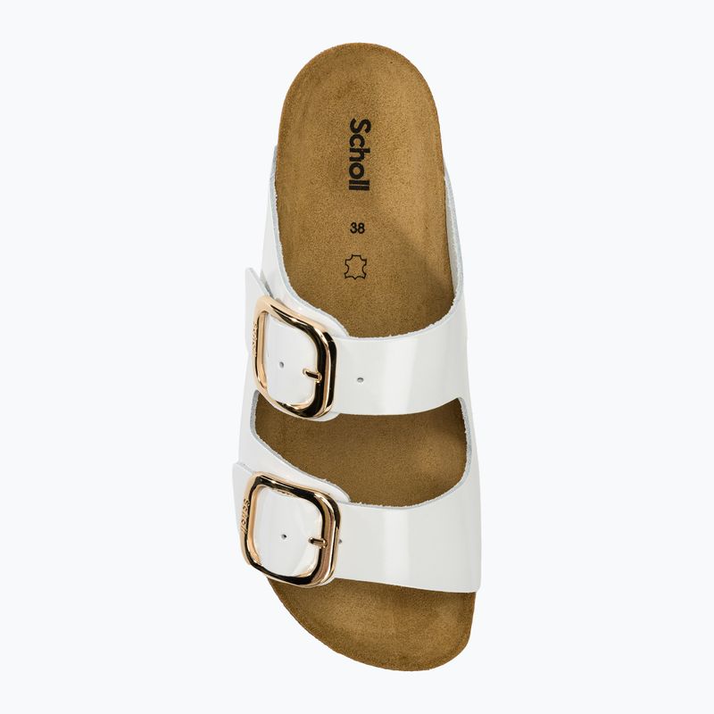 Moteriškos šlepetės Scholl Noelle Patlea white 5