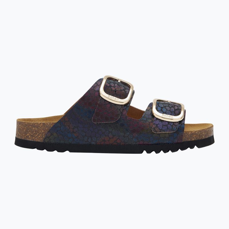 Scholl Noelle Texf black moteriškos šlepetės 8