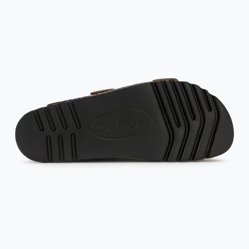 Scholl Noelle Texf black moteriškos šlepetės 4