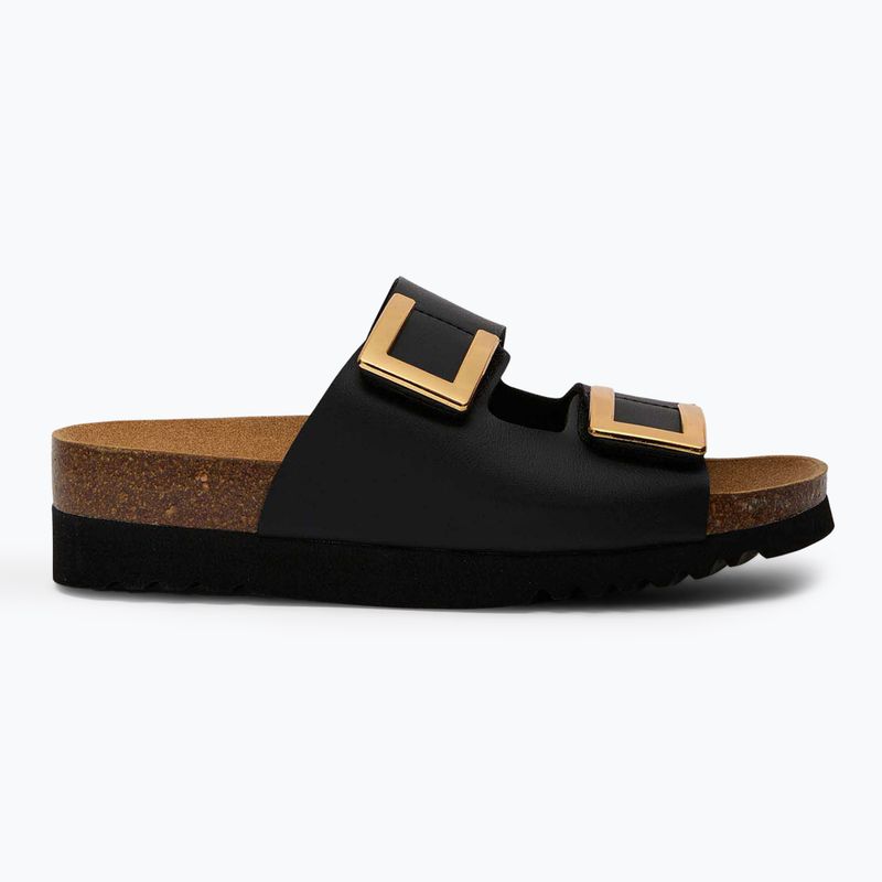 Moteriškos šlepetės Scholl Monterey 2 Straps Ad Med black 2