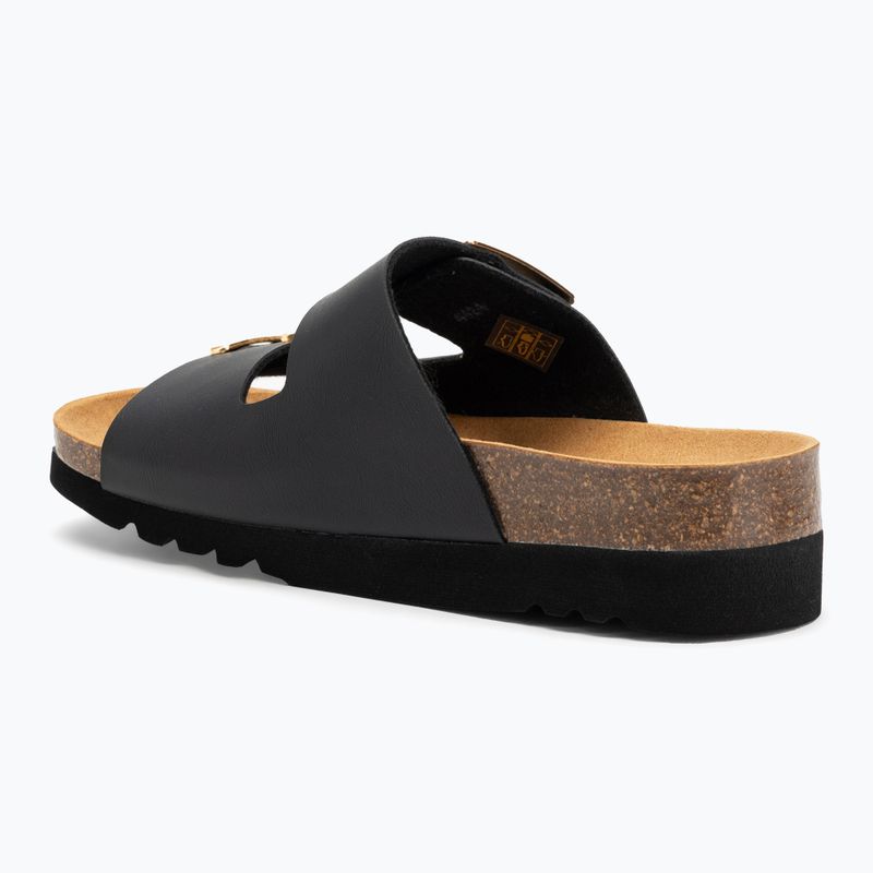 Moteriškos šlepetės Scholl Monterey 2 Straps Ad Med black 3