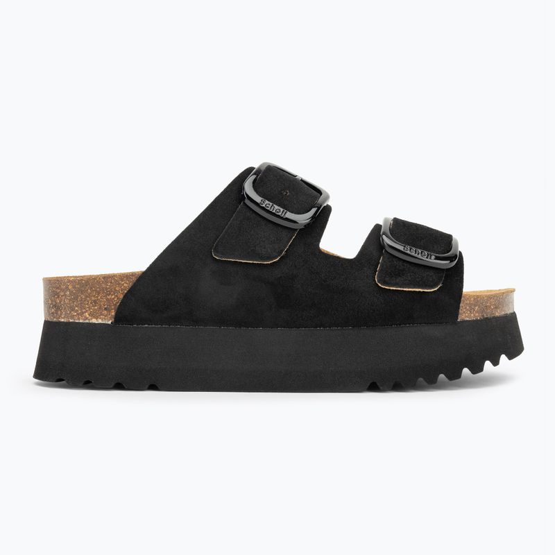 Moteriškos šlepetės Scholl Lucie Suede black 2