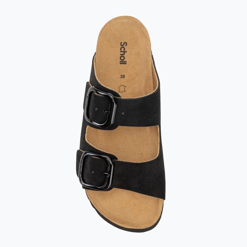 Moteriškos šlepetės Scholl Lucie Suede black 5