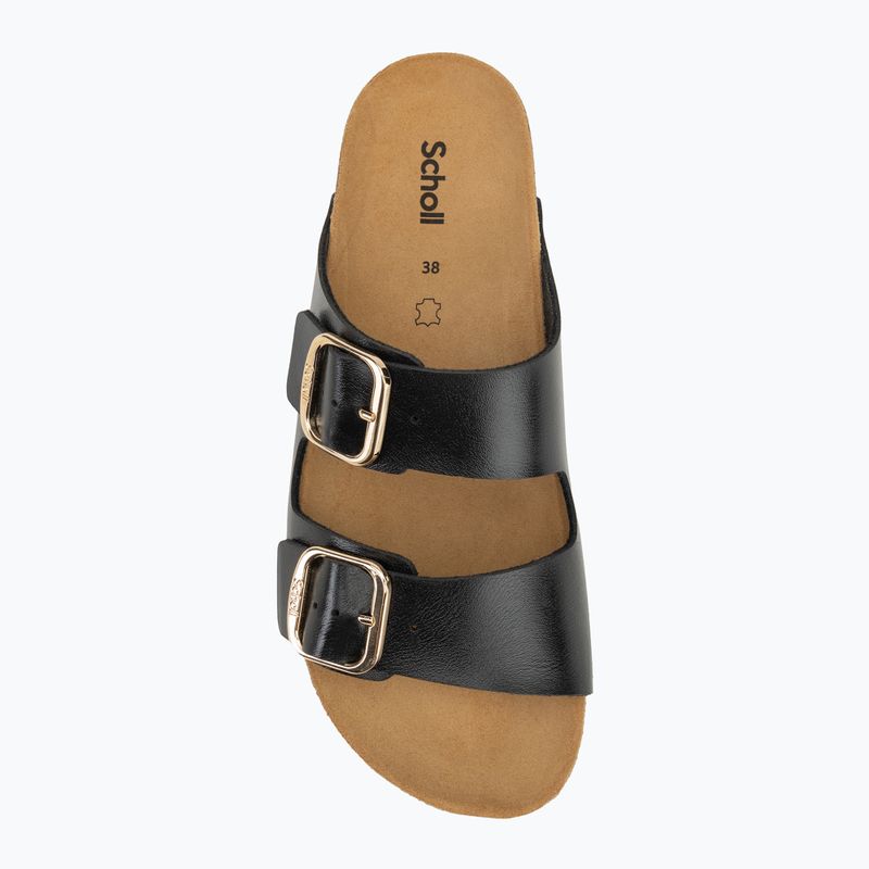Moteriškos šlepetės Scholl Josephine Laminated black 5