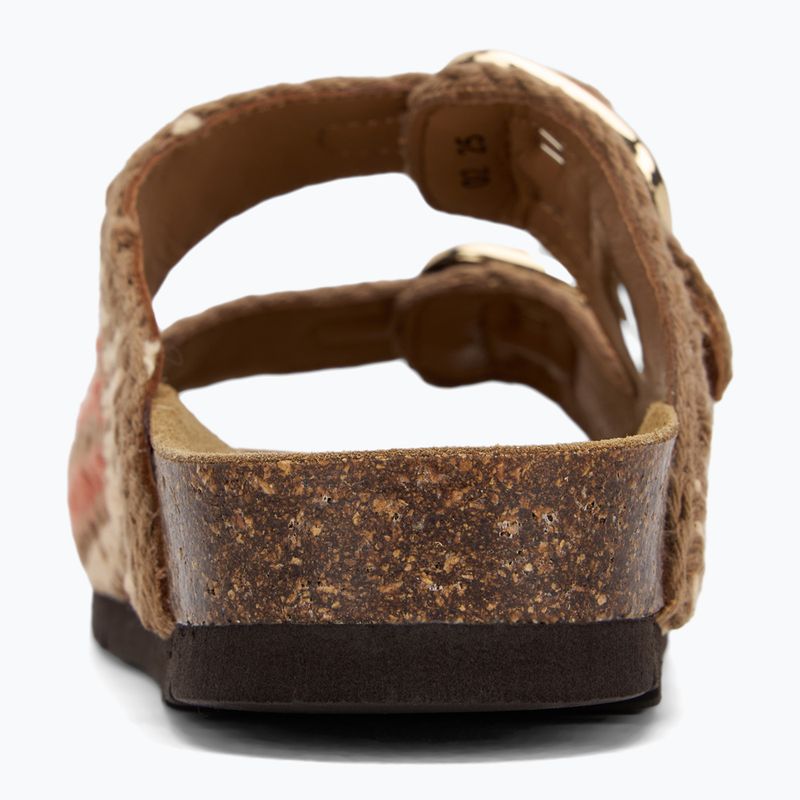 Moteriškos šlepetės Scholl Noelle Crochet bude/light brown/cognac 6