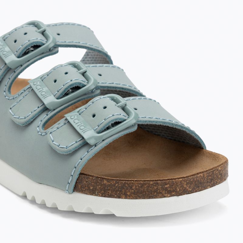 Moteriškos šlepetės Scholl Rio Wedge Ad Med pale blue 7