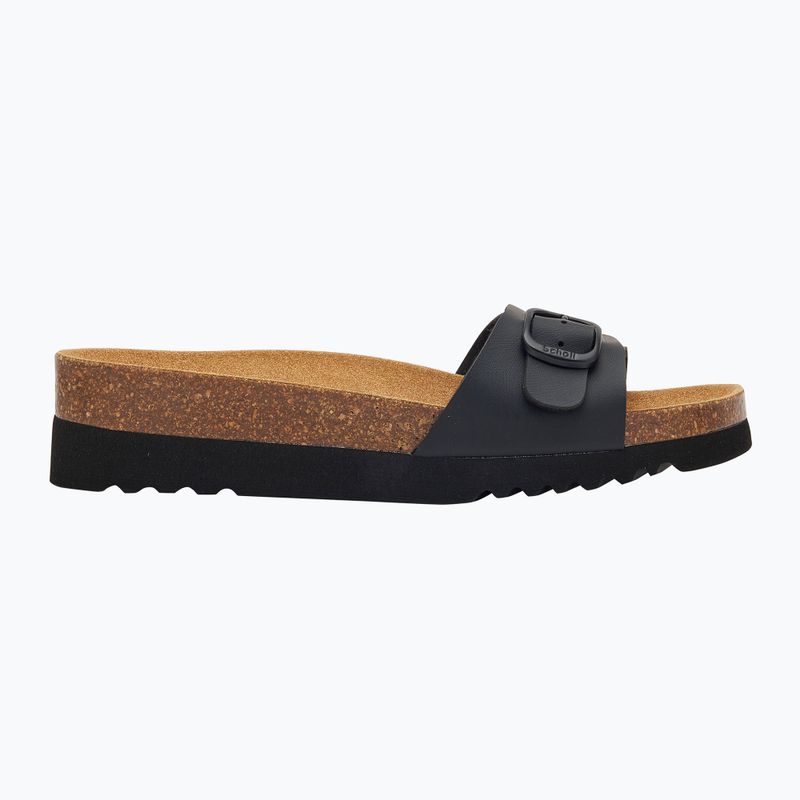 Moteriškos šlepetės Scholl Ginni Wide Med black