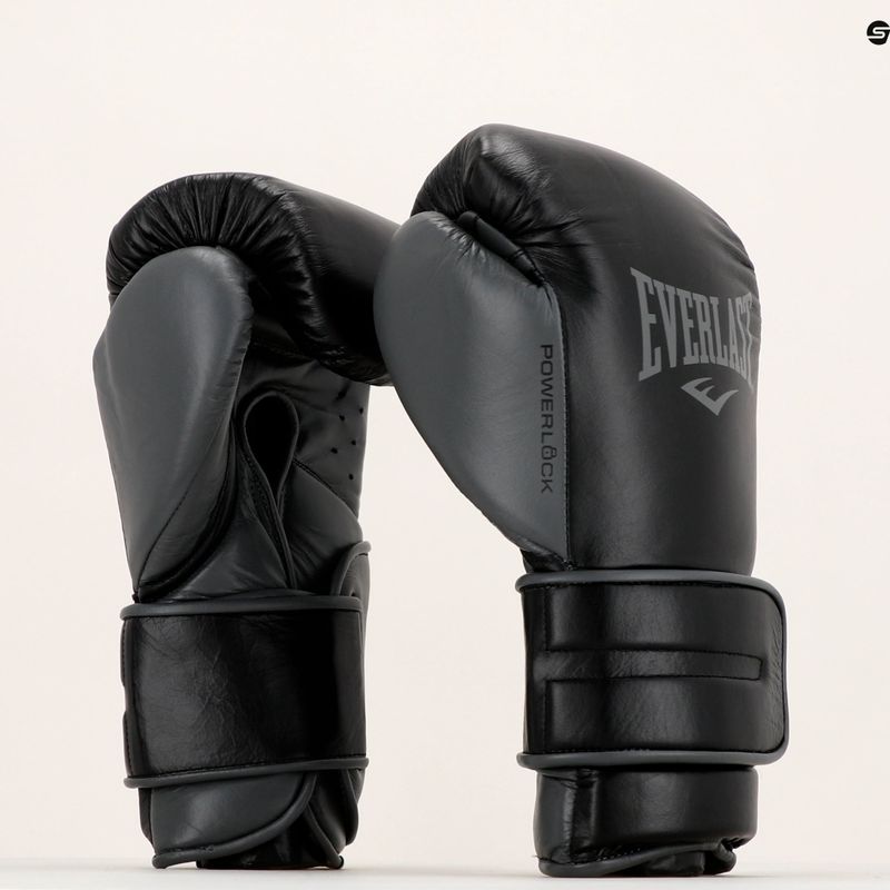 Everlast Power Lock 2 Premium bokso pirštinės juodos EV2272 8