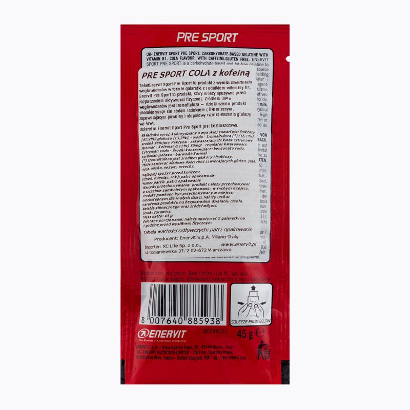 Pre Sport Enervit angliavandeniai 45g kola su kofeinu 90527 2