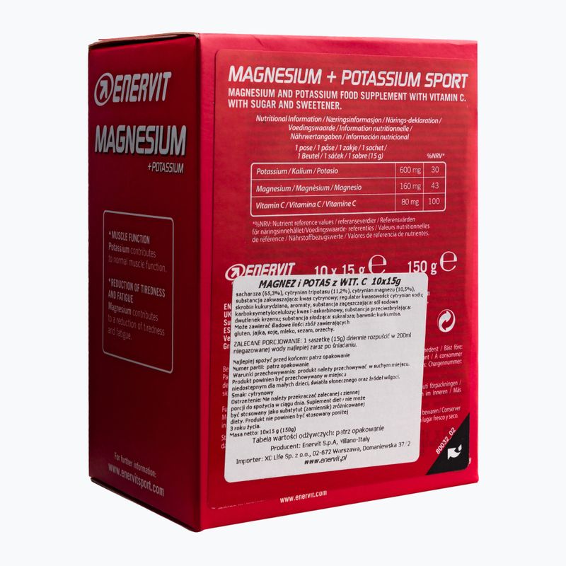 Magnis su kaliu + vitaminas C Enervit 98038 10 x 15 g 2