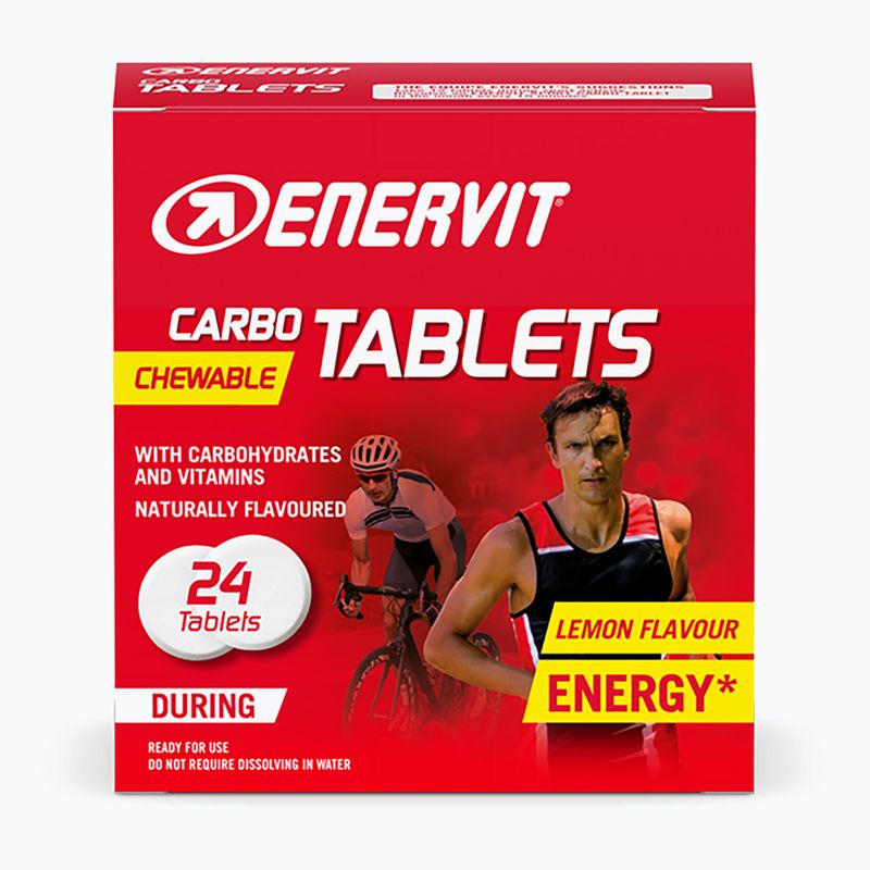 Enervit Carbo 24 tab. angliavandenių kramtomosios tabletės
