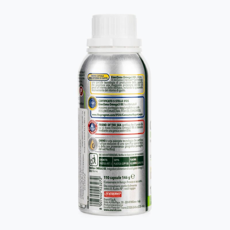 Riebalų rūgštys Enervit EnerZona Omega-3 RX 110 kapsulių 2