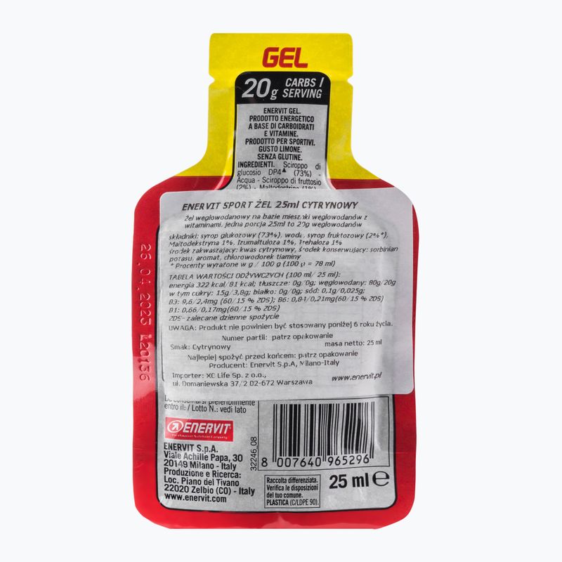 Enervit energinis gelis 25ml citrina 96529 2