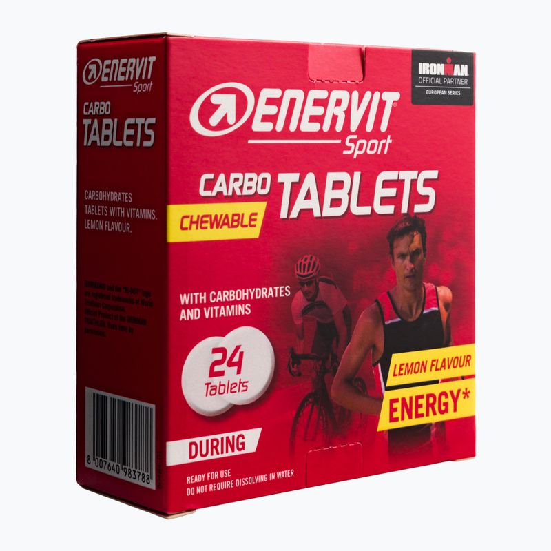 Chew Carbo Enervit angliavandenių 24 tabletės citrinos 98378