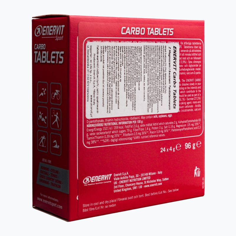 Chew Carbo Enervit angliavandenių 24 tabletės citrinos 98378 2