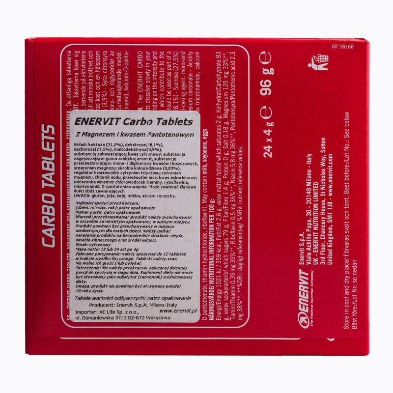 Chew Carbo Enervit angliavandenių 24 tabletės citrinos 98378 3