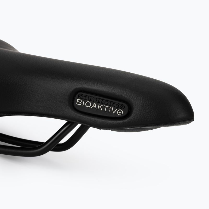 Vyriškas dviračio balnelis SAN MARCO Trekking Biofoam Large 30-60° black matte 6