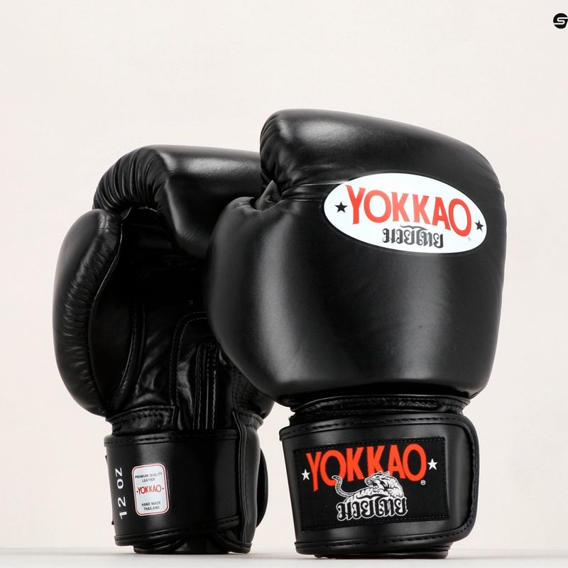 YOKKAO Matrix bokso pirštinės juodos BYGL-X-1 7