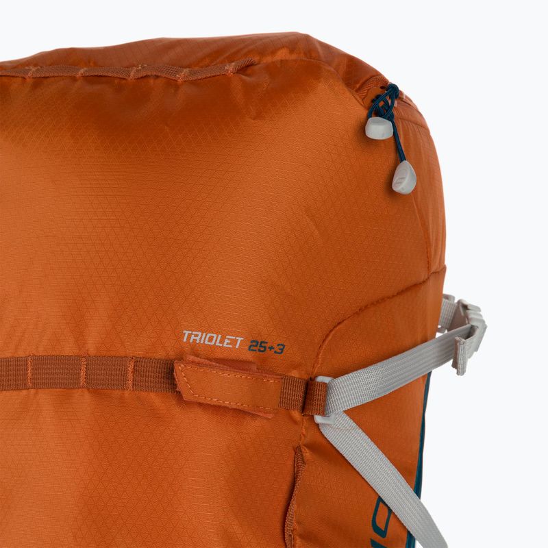 Ferrino alpinistinė kuprinė Triolet 25 + 3 l oranžinė 75656MAA 4