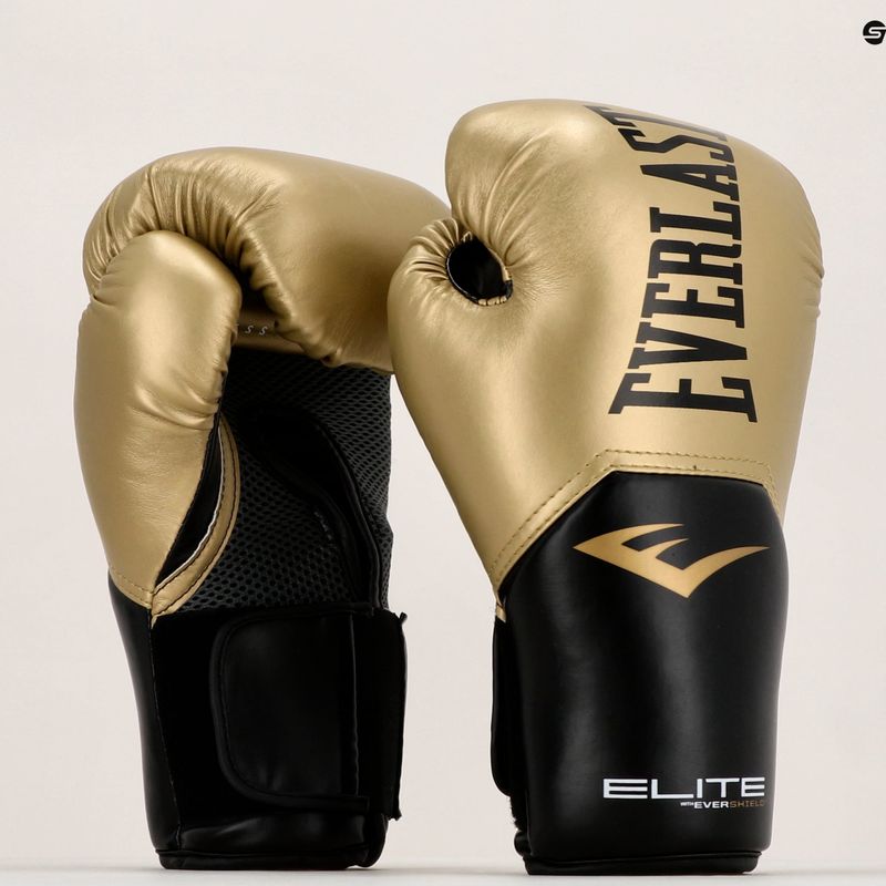 Everlast Pro Style Elite 2 auksinės bokso pirštinės EV2500 8