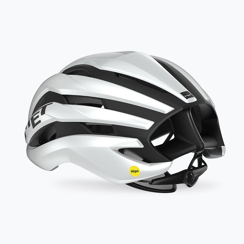 Dviračio šalmas MET Trenta Mips white/ black matt glossy 3