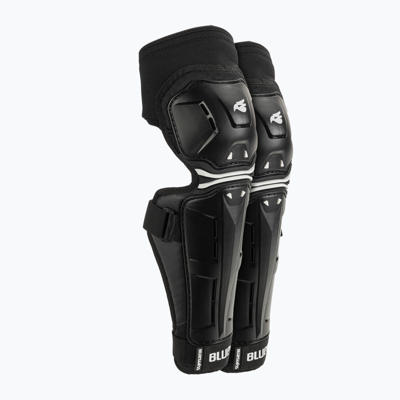 Bluegrass Big Horn dviračių kelių apsaugos juoda ir balta 3PP003L020